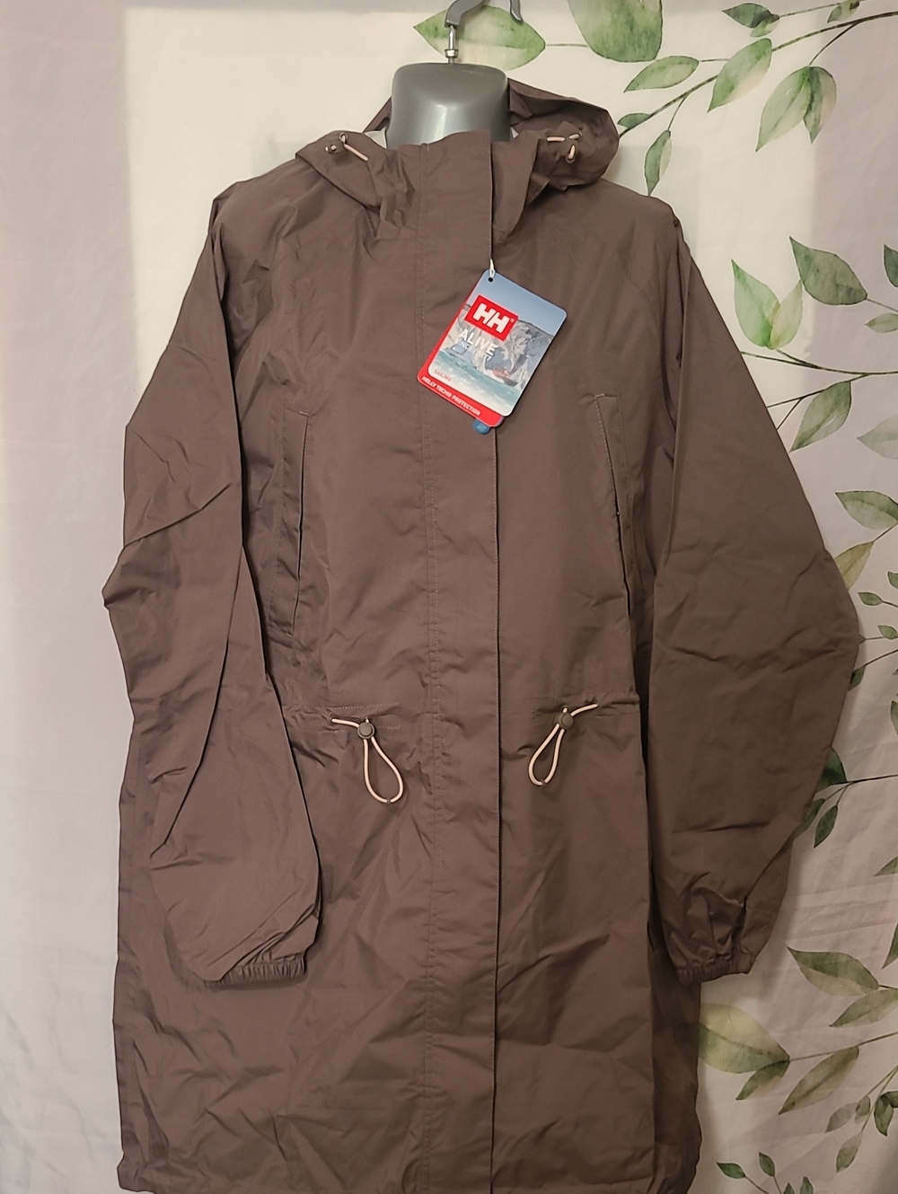 Helly Hansen Women's Brown Hooded Trench Coat